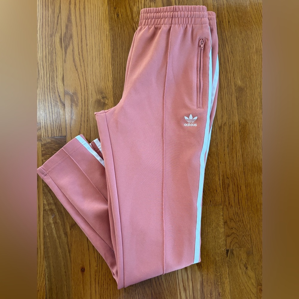 Adidas Women’s Pink Track Pants Size Small